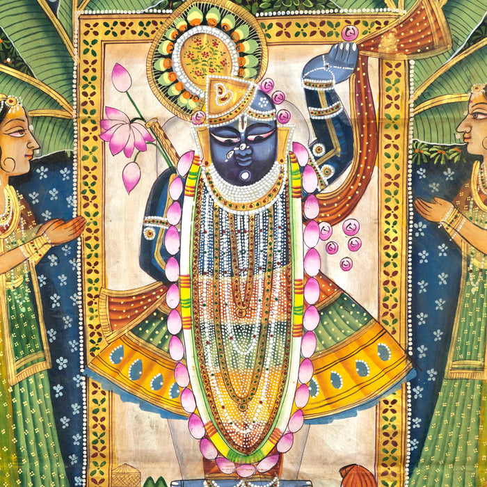 Shri Sarad Purnima Rajbhog Swaroop Pichwai Painting
