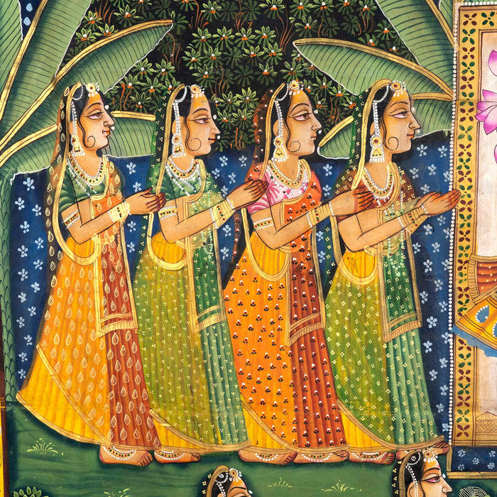 Shri Sarad Purnima Rajbhog Swaroop Pichwai Painting