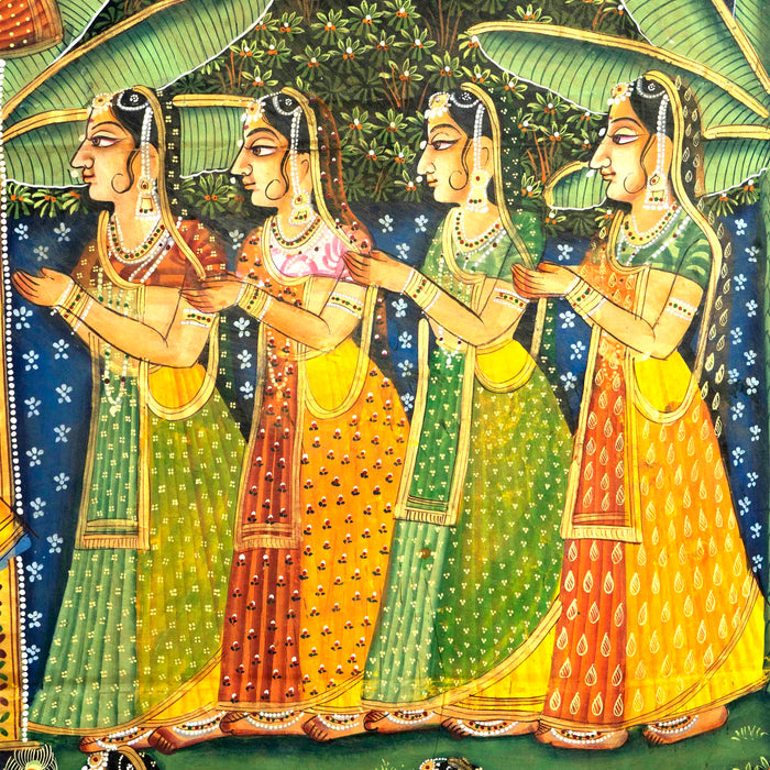 Shri Sarad Purnima Rajbhog Swaroop Pichwai Painting