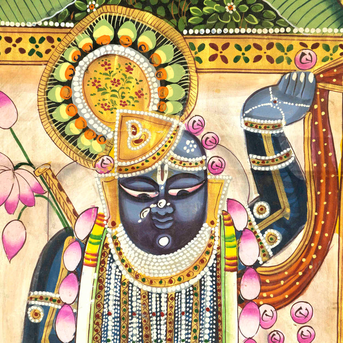 Shri Sarad Purnima Rajbhog Swaroop Pichwai Painting