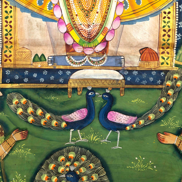 Shri Sarad Purnima Rajbhog Swaroop Pichwai Painting