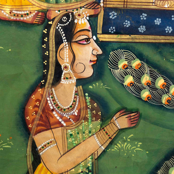 Shri Sarad Purnima Rajbhog Swaroop Pichwai Painting