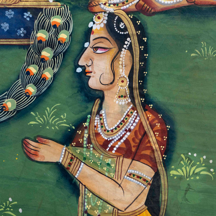 Shri Sarad Purnima Rajbhog Swaroop Pichwai Painting