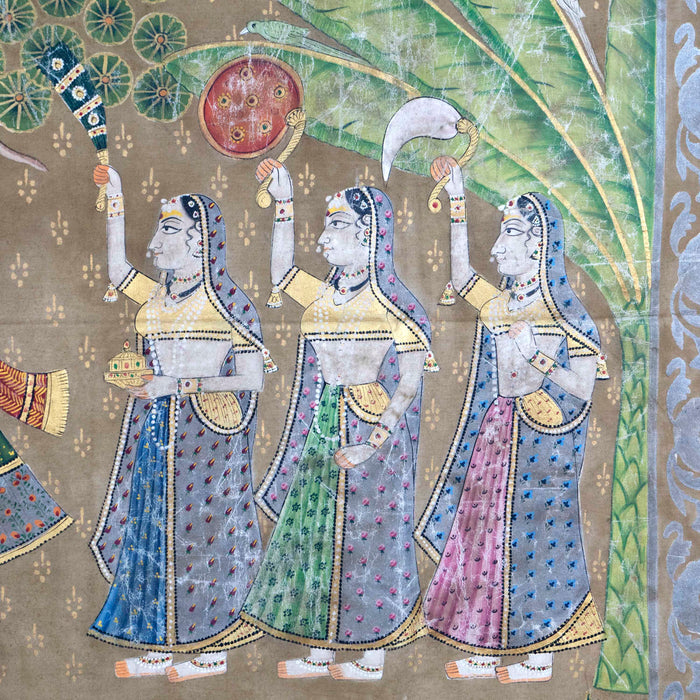 Sarad Purnima Swaroop Pichwai Painting