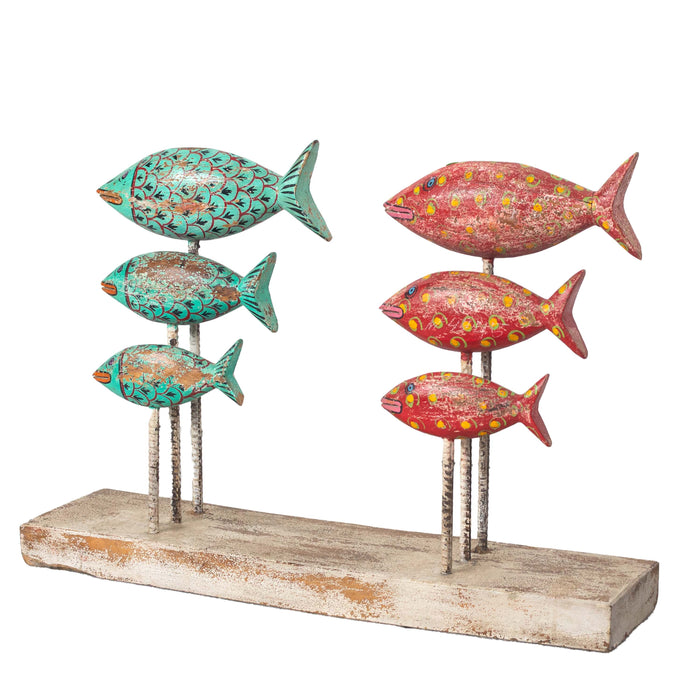 Maasa Mango Wood Fish Panel