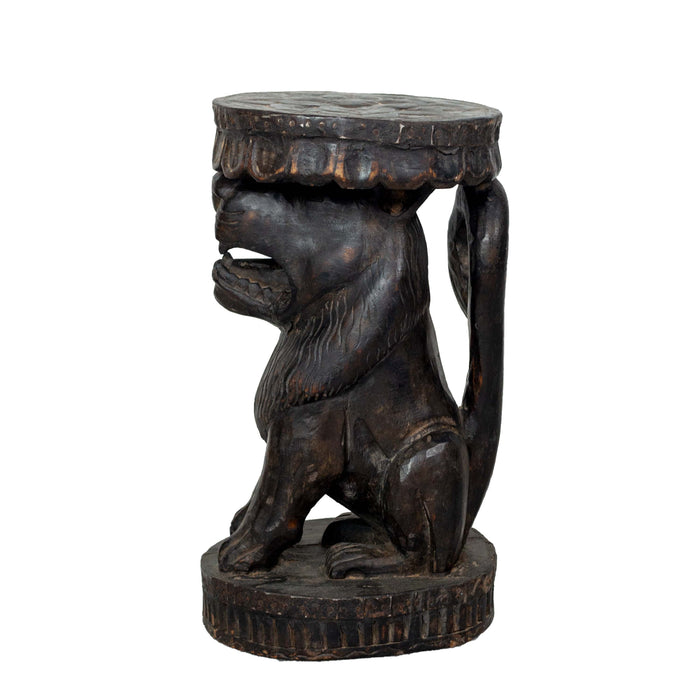 Aslan Old Wooden Stool