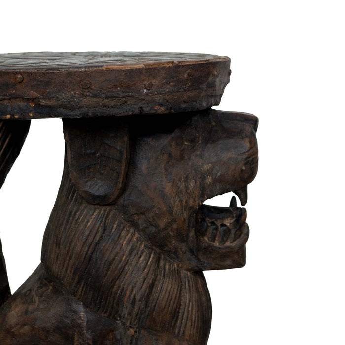 Simham Old Wood Stool