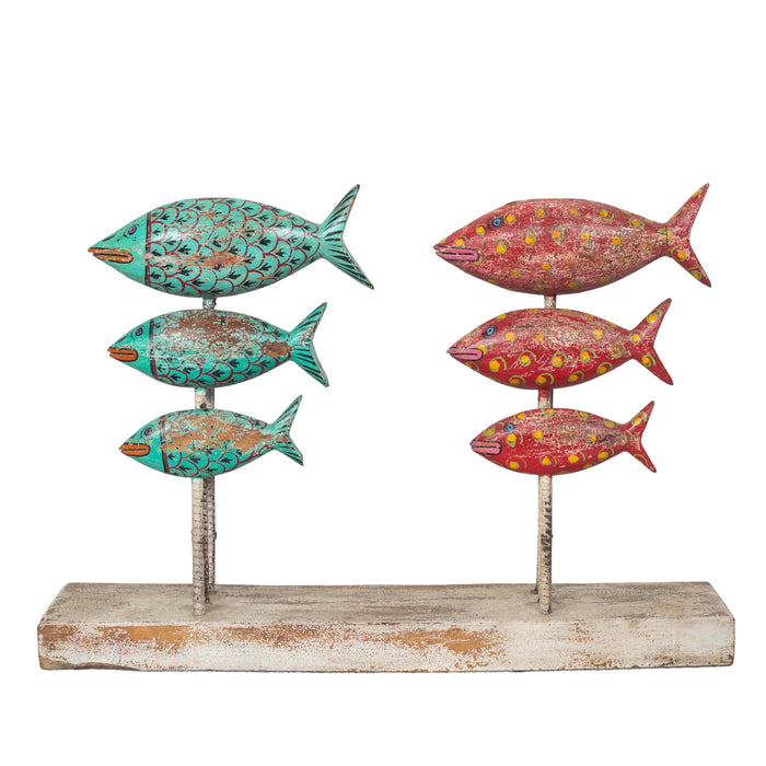 Maasa Mango Wood Fish Panel