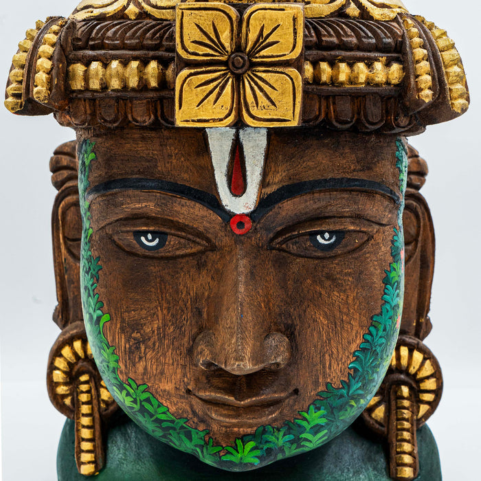 Vishnu Mask_RadhaKrishna Brindavan Table Top
