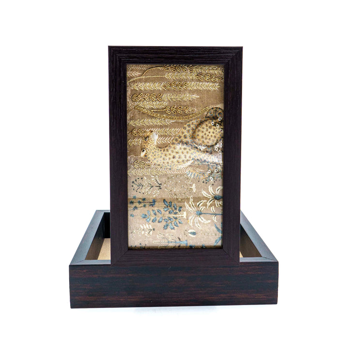 Cheetah Napkin Box Beige
