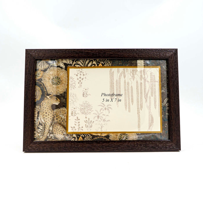 Cheetah Photo Frame - Black