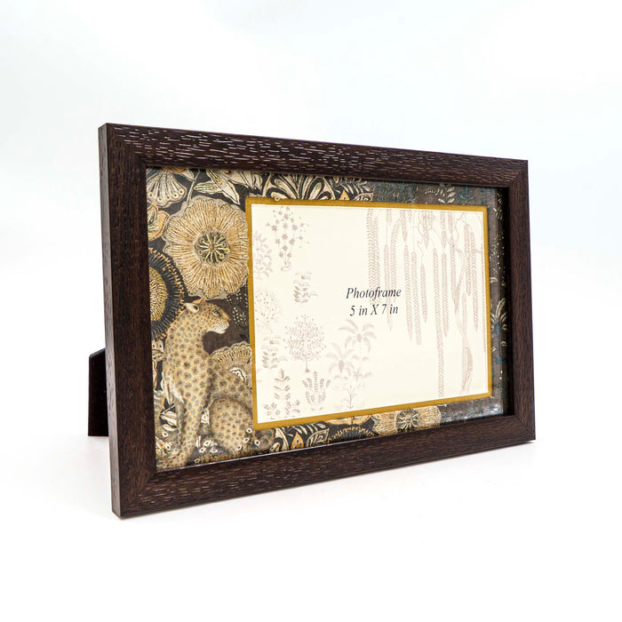 Cheetah Photo Frame - Black