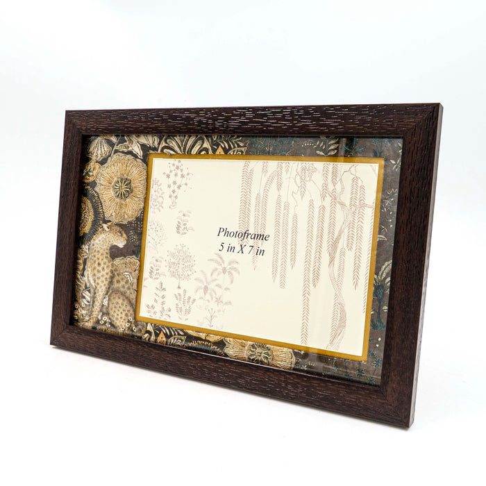 Cheetah Photo Frame - Black