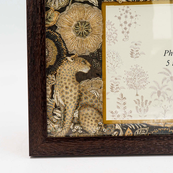 Cheetah Photo Frame - Black