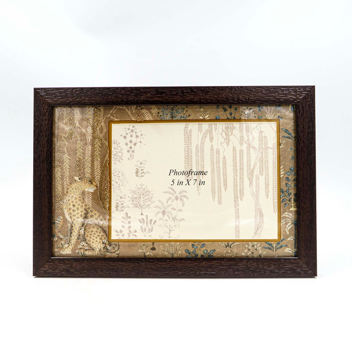 Cheetah Photo Frame - Beige