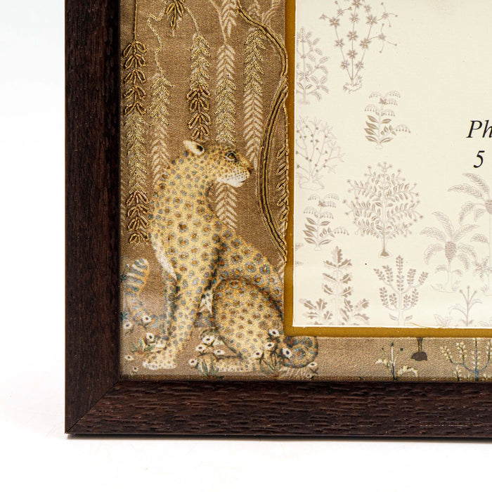Cheetah Photo Frame - Beige