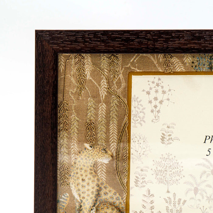 Cheetah Photo Frame - Beige