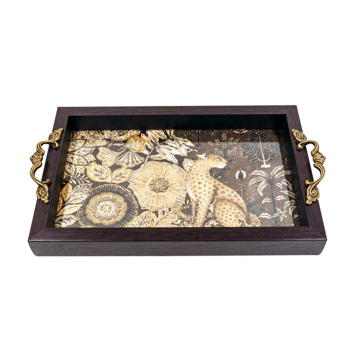 Cheetah Tray - Black