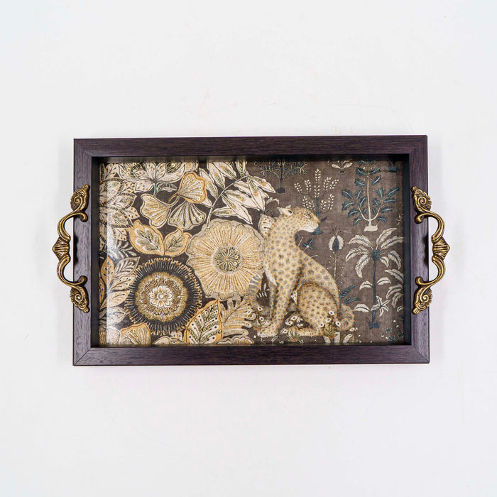 Cheetah Tray - Black