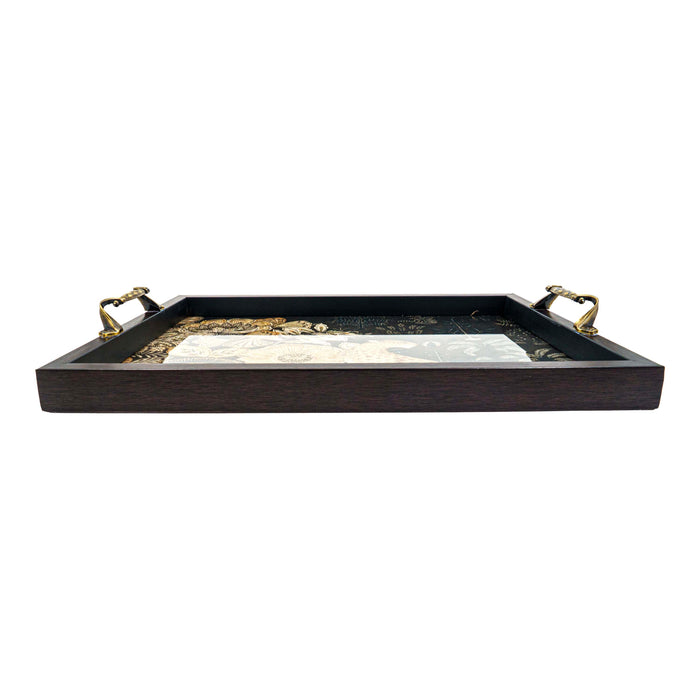 Cheetah Tray - Black