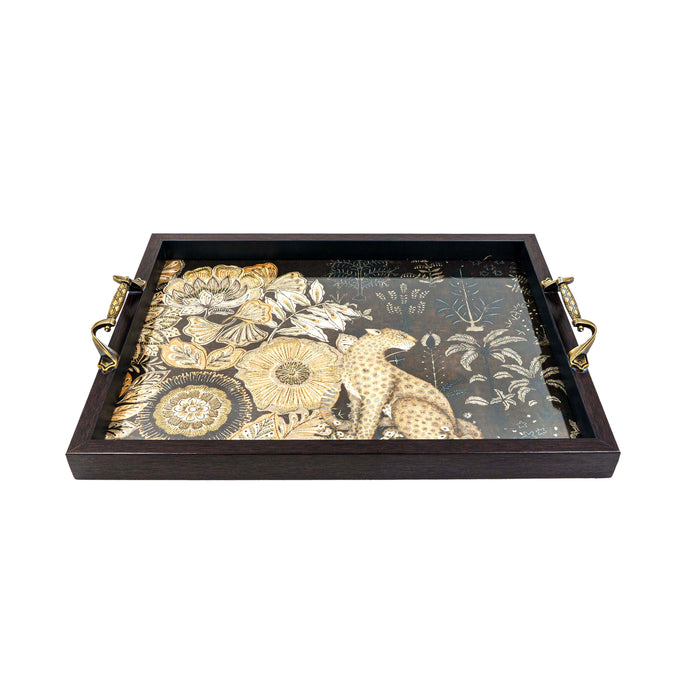 Cheetah Tray - Black