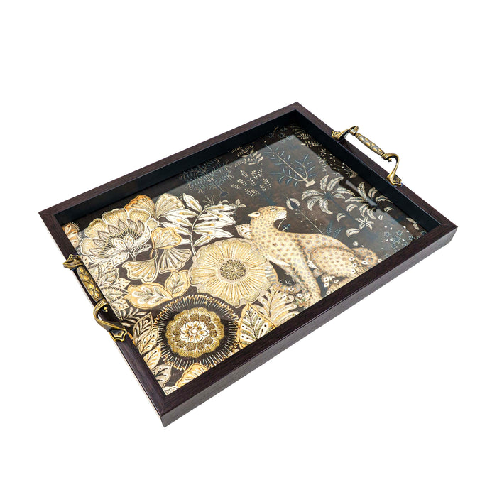 Cheetah Tray - Black