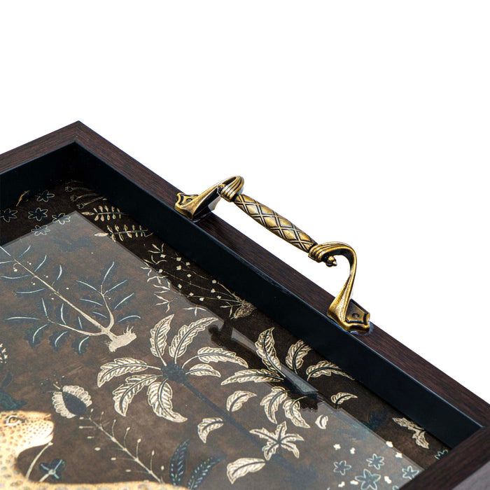 Cheetah Tray - Black