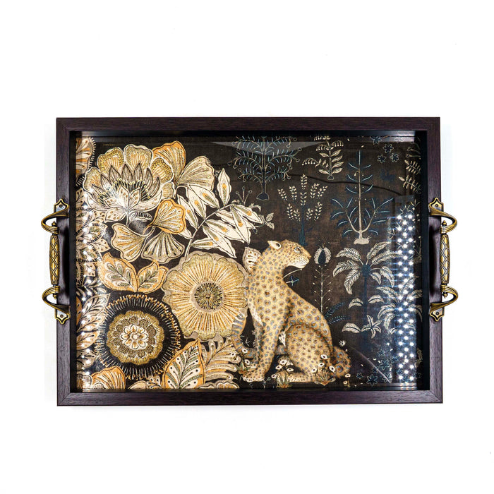 Cheetah Tray - Black