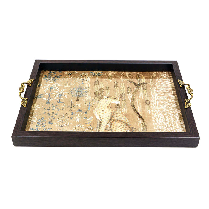 Cheetah Tray - Beige