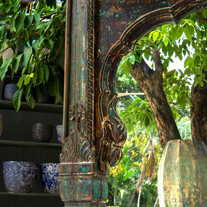 Shaye Recycle Teak Mirror