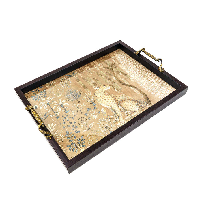 Cheetah Tray - Beige