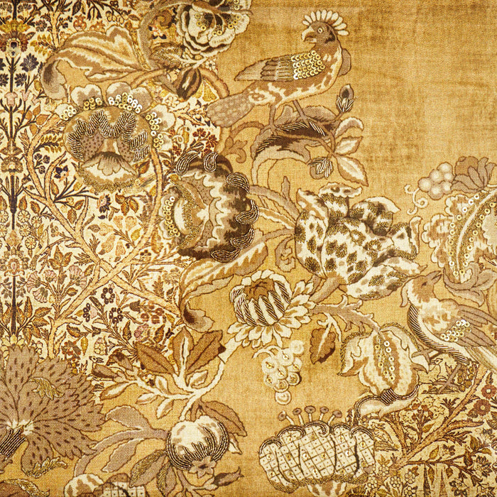 Jamavar Tray - Mustard