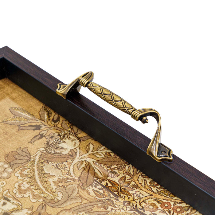 Jamavar Tray - Mustard