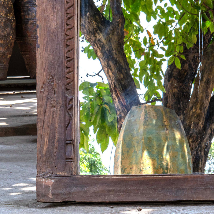 Hebe Recycle Teak Mirror
