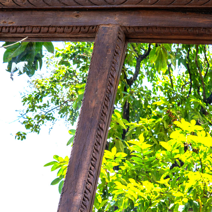 Hebe Recycle Teak Mirror