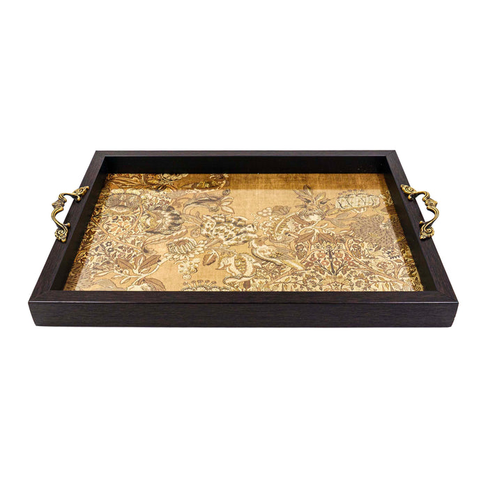 Jamavar Tray - Mustard