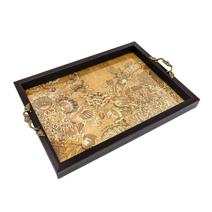 Jamavar Tray - Mustard