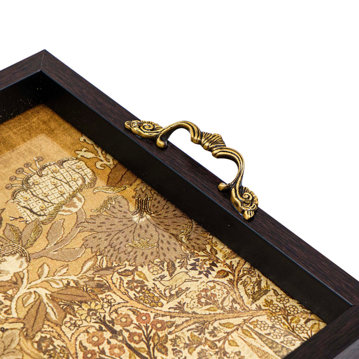 Jamavar Tray - Mustard