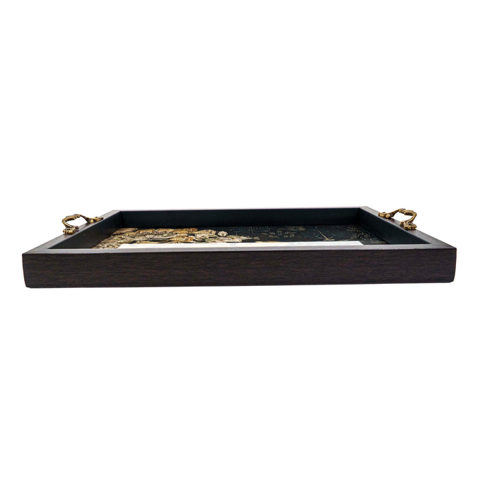 Cheetah Tray - Black