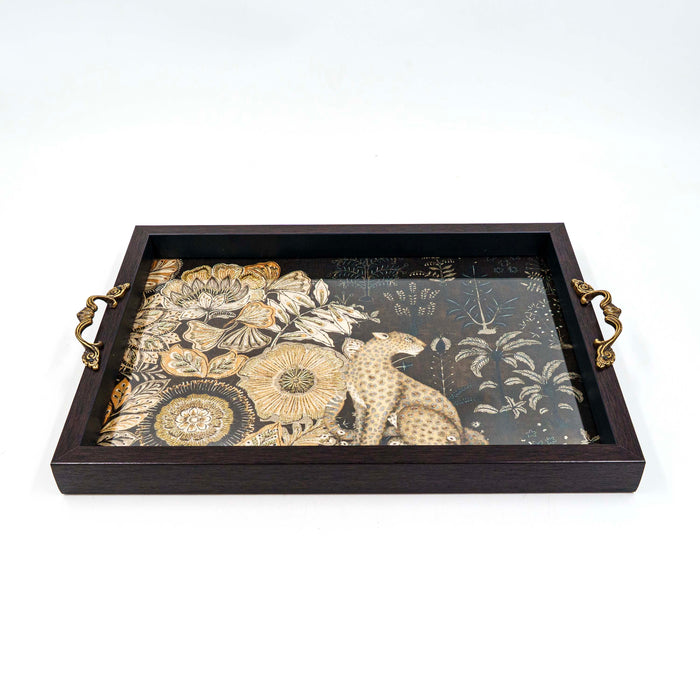 Cheetah Tray - Black
