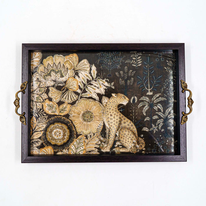 Cheetah Tray - Black