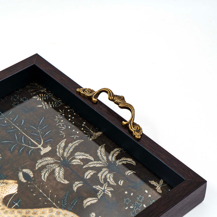 Cheetah Tray - Black