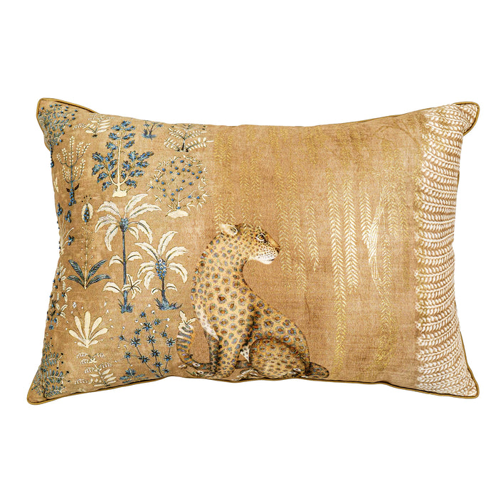 Cheetah Deco Cushion Cover - Beige