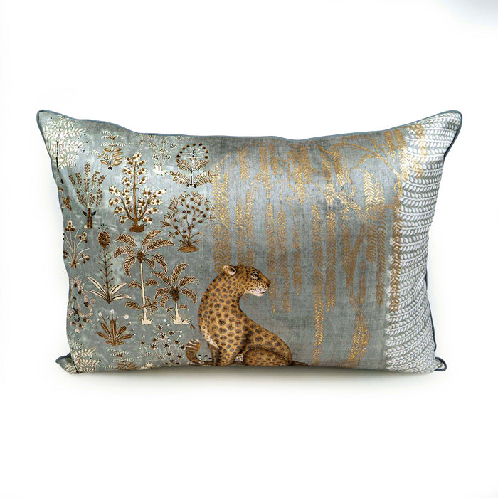 Cheetah Deco Cushion Cover - Grey