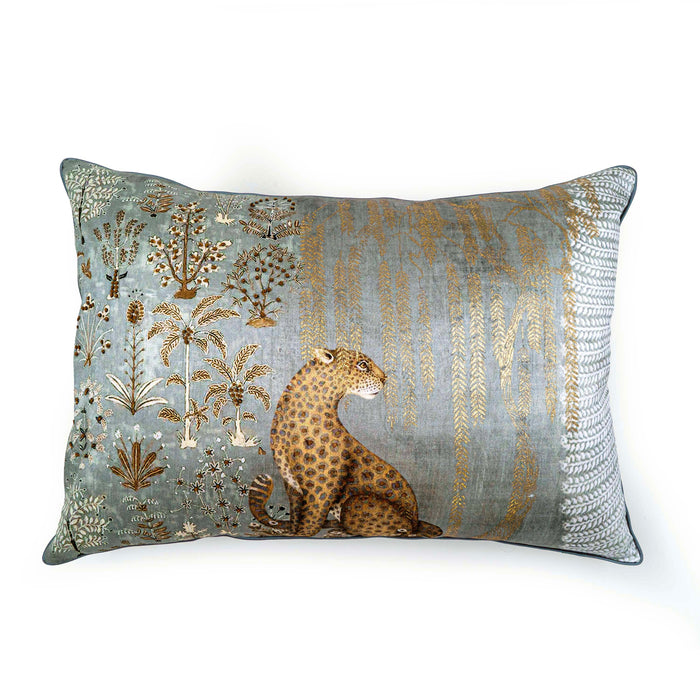 Cheetah Deco Cushion Cover - Grey