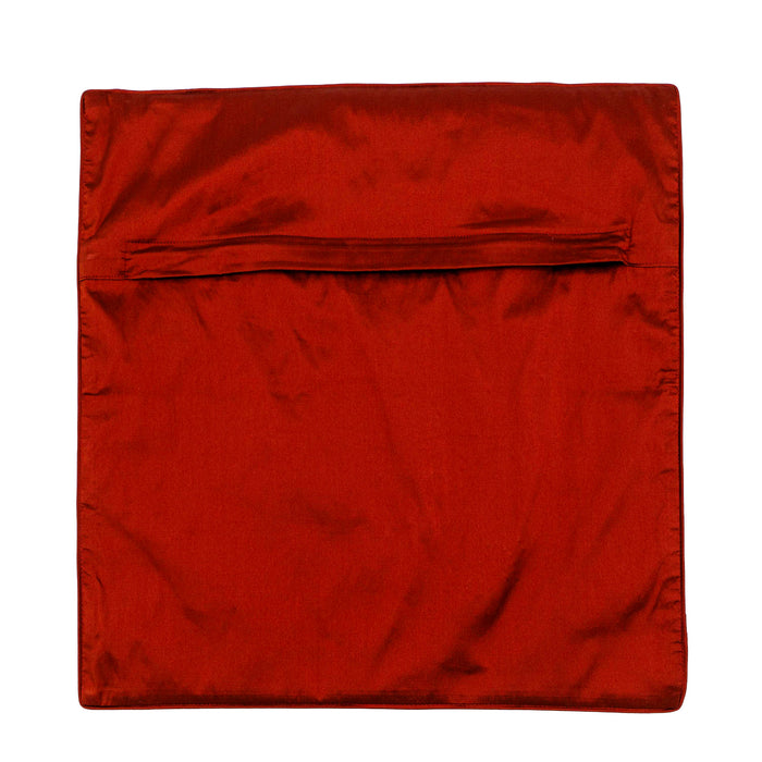 Jamavar  Cushion Cover - Rust