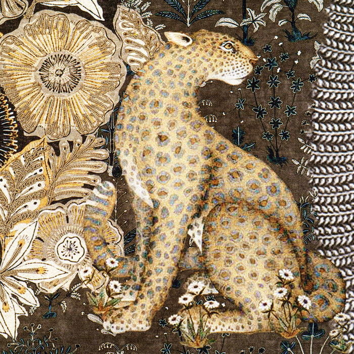 Cheetah Cushion Cover - Black