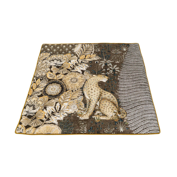 Cheetah Cushion Cover - Black
