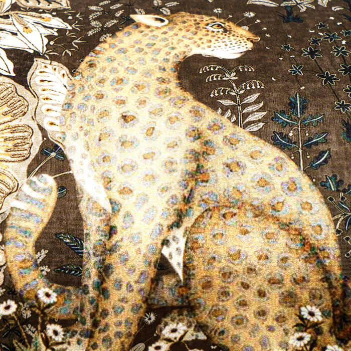 Cheetah Deco Cushion Cover - Black