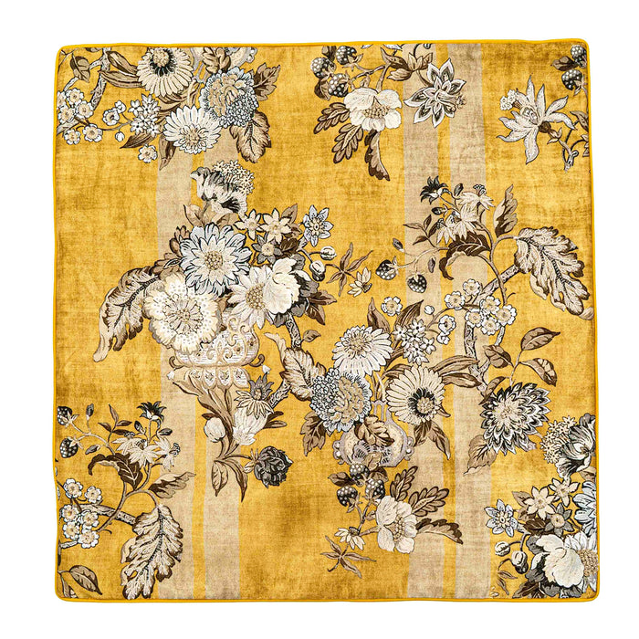 Gul Bagh Cushion Cover - Yellow